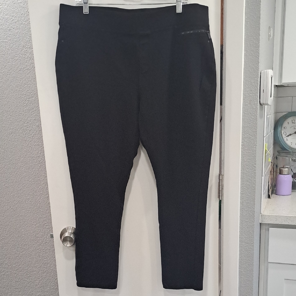 DKNY JEANS Black Leggings, XXL